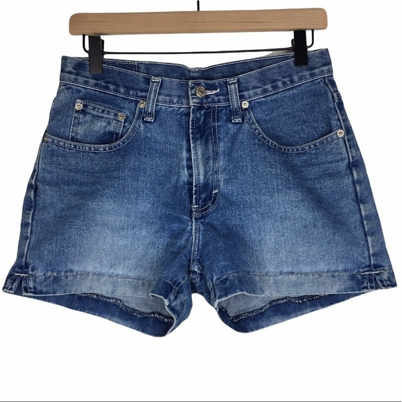 JORDACHE Vintage Jean Shorts High Rise Medium Wash Denim 100% Cotton Size 9/10 - Picture 10 of 10